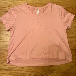 Adidas pink top